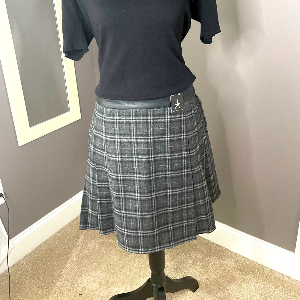 Plaid school girl skirt